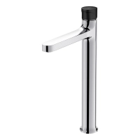 Смеситель для умывальника Cersanit INVERTO высокий хром + черная ручка