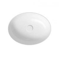 Умивальник еліпс LARGA 50х38 білий EW