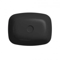 Умивальник прямокутний LARGA 50х38 антрацит матовий