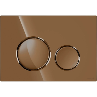 Кнопка змиву Cersanit LUNA мідь