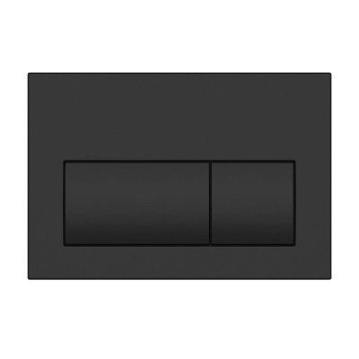 Кнопка змиву Cersanit PRESTO чорний мат