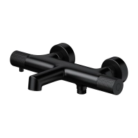 Змішувач для ванни та душу з термостатом ZEN чорний