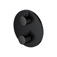 Змішувач для ванни та душу з термостатом ZEN з коробкою прихованого монтажу, чорний S951-567