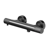 Змішувач для душу з термостатом ZEN збройова сталь