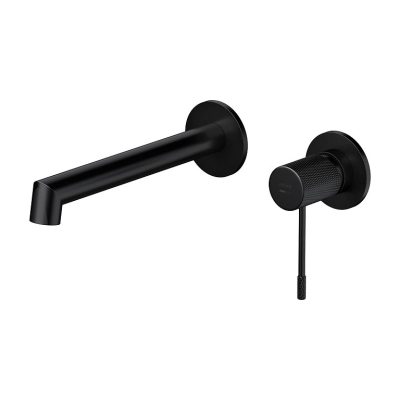 Змішувач для умивальника ZEN з коробкою прихованого монтажу, чорний