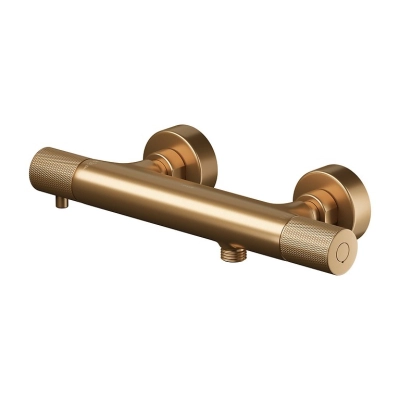 Змішувач для душу з термостатом ZEN брашована мідь